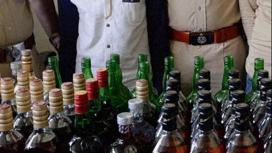 Police seized machines used to produce bottles, sealing equipment, 11,050 empty bottles, raw capsules for plastic bottles, and other materials during raids conducted across the state. (File Photo)