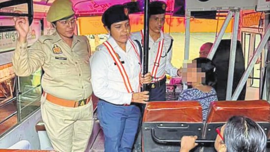 DCP (Traffic) Raveena Tyagi said the initiative aimed to bring road safety and women’s safety under one broader safety framework, particularly during night travel.