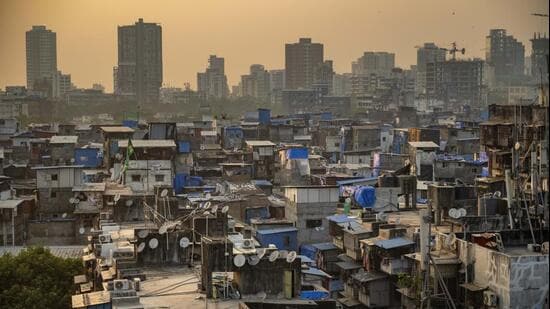 The BMC recently announced an intensive three-month drive against slum structures that are 14 feet or taller, beginning October 1. (Satish Bate/Hindustan Times)