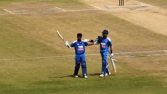 Yashbardhan Singh Chauhan compiled a brilliant century against Australia U-19.