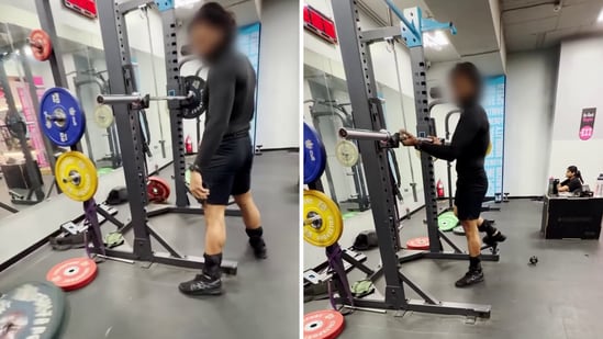 A Cult Indiranagar member was filmed throwing a heavy gym plate on the floor in a fit of anger.