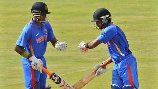 The Indian batter opening with Robin Uthappa for India A.