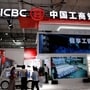 FILE PHOTO: People visit the Industrial and Commercial Bank of China (ICBC) booth at the 2021 China International Fair for Trade in Services (CIFTIS) in Beijing, China September 3, 2021. REUTERS/Florence Lo/File Photo