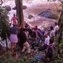 **EDS: SCREENGRAB VIA PTI VIDEOS** Pookkottumpadam: Rescue personnel conduct operations after a flash flood in Kottappuzha allegedly swept away seven people, in Malappuram district, Keralam, Sunday, Sept. 20, 2026. (PTI Photo)(PTI09_20_2026_000439B)