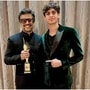 ছেলের সঙ্গে মাধবন। 