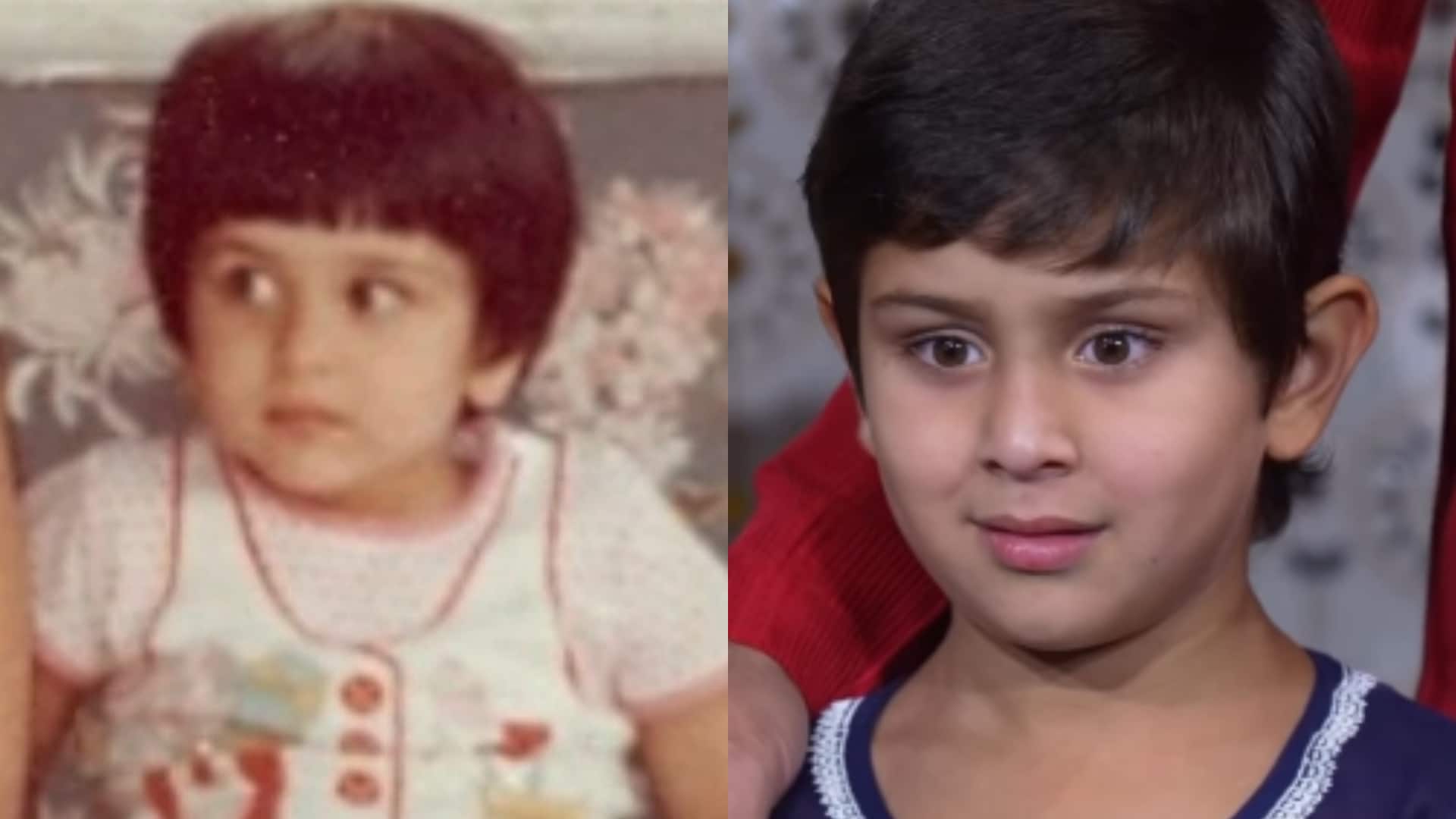 A young Kareena Kapoor Khan and Jeh Ali Khan. (Voompla)