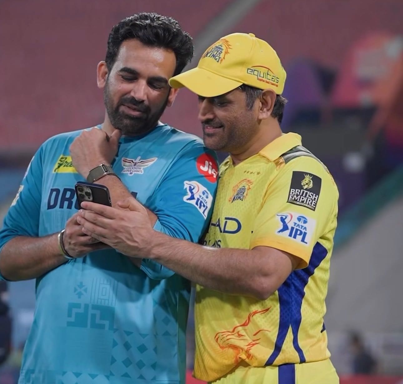 Zaheer Khan and MS Dhoni after an IPL match. (X Images) Zaheer Khan and MS Dhoni after an IPL match. (X Images)