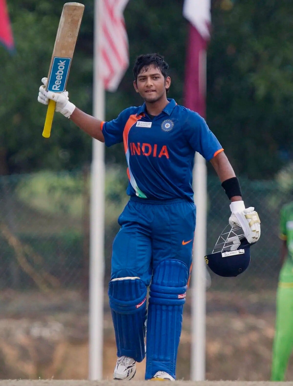 Unmukt Chand during his century in the U19 World Cup final. (AP)