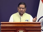 MEA Spokesperson Randhir Jaiswal. (ANI Video Grab)(ANI Video Grab/FILE)