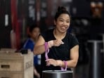 Mirabai Chanu will carry India's hopes.(AFP)