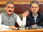 Chief minister Sukhvinder Singh Sukhu addressing mediapersons in Shimla on Monday. Chief minister Sukhvinder Singh Sukhu addressing mediapersons in Shimla on Monday.