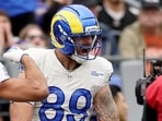 Tyler Higbee did not see the field during the opening quarter.