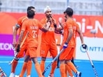 India is dominating against Sri Lanka in their second match of the Asian Games.