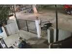 The footage, shared by news agency PTI on X, also shows another elderly woman coming outside after hearing the commotion. (PTI/X)