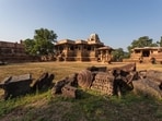 The temple was built around 1213 AD under the Kakatiya dynasty’s reign by Recherla Rudra, a general of Ganapati Deva. (HT PHOTO)