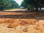 With the MC having completed its part, the site has now been handed over to the engineering department of the UT administration, for taking up the further restoration of the affected road portion. (HT File)
