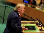 US President Donald Trump addresses the 81st United Nations General Assembly at UN headquarters in New York City on September 22, 2026.(REUTERS)