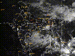 Satellite animation of #Depression over Westcentral and adjoining Northwest Bay of Bengal