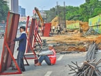 A senior PWD official explained that the demolition work on the Kalkaji flyover is being carried out as part of the Modi Mill-Savitri flyover project.