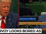 UNGA: Iran envoy looks bored as Trump threatens to 'annihilate' Tehran
