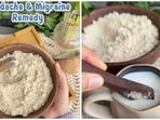The remedy includes ingredients like fox nuts (makhana), grated coconut, poppy seeds, melon seeds, and walnuts. 
