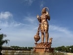 The Statue of the Union, installed at the Sri Ashtalakshmi Temple in Sugar Land, Texas(X/@JesseHughesNC)
