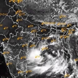 Cyclone 'Arnab': The system is expected to bring heavy to very heavy rainfall and strong winds to parts of the two states as it moves west-northwestwards.