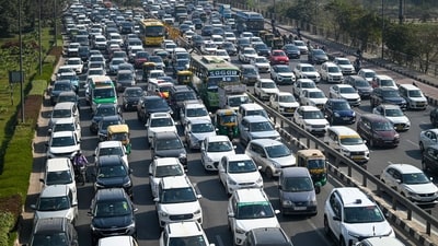 Delhi traffic police identified 62 traffic hotspots. (Sanchit Khanna/ HT Photo/ Representational)