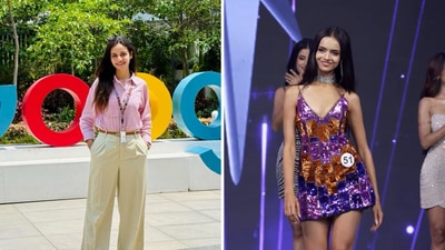 Umanga Kumawat, 28, spoke about balancing her 9-to-5 with Miss Universe India training. (Instagram/@umanga_kumawat) Umanga Kumawat, 28, spoke about balancing her 9-to-5 with Miss Universe India training. (Instagram/@umanga_kumawat)