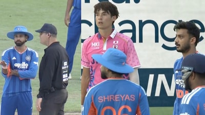 The Indian team was not happy. Neither was Japan. (Screengrab) The Indian team was not happy. Neither was Japan. (Screengrab)