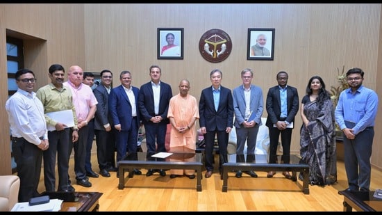 A meeting was held between chief minister Yogi Adityanath and World Bank officials on Tuesday, during which various proposed components of the project, including sending the preliminary project report (PPR) to the Government of India, were discussed, the state government said in a statement. (Sourced)