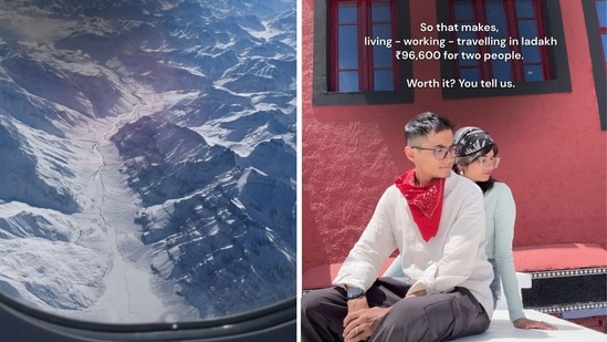 A couple shared how much they spent living and working in Ladakh. 