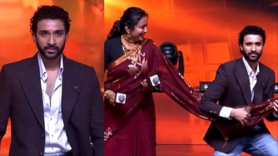 Raghav Juyal and Suma Kanakala at The Paradise event.