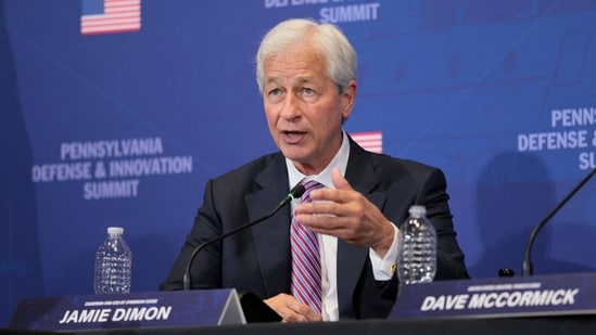 JPMorgan Chase chief Jamie Dimon said the focus should be on helping Ukraine more, noting that there are "multiple ways" to do so. 