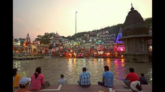 We wanted to visit Har Ki Pauri, take a dip in the Ganga, explore the nearby temples, and attend the evening Ganga ‘aarti’. We expected the ceremony to begin around 7pm, but a sudden shift in the weather had brought it forward to 6.30pm. By the time we arrived, the ‘aarti’ was over. (AFP File)