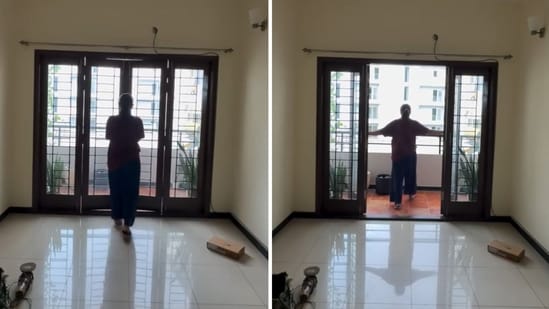 Snippets from a video showing a rented Bengaluru house.
