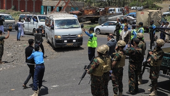 Yemen's Houthis alleged that nine individuals were killed in a Saudi attack on a prison.