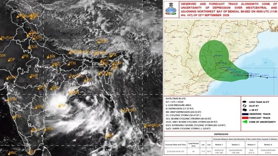 Cyclone 'Arnab': The system is expected to bring heavy to very heavy rainfall and strong winds to parts of the two states as it moves west-northwestwards.