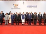 New Delhi, India � September 13, 2026: Heads of delegations, including Kazakh President Kassym-Jomart Tokayev, Indonesian President Prabowo Subianto, Egyptian President Abdel Fattah El-Sisi, Russian President Vladimir Putin, Indian Prime Minister Narendra Modi, Chinese President Xi Jinping, South African President Cyril Ramaphosa, Iranian President Masoud Pezeshkian, Burundian President �variste Ndayishimiye, Saudi Foreign Minister Prince Faisal bin Farhan Al Saud, Uzbek Deputy Prime Minister Jamshid Kuchkarov, Malaysian Prime Minister Anwar Ibrahim, Ethiopian Prime Minister Abiy Ahmed Ali and Vietnamese Prime Minister Le Minh Hung, pose for a family photo during the BRICS Summit 2026, in New Delhi, India, on Sunday, September 13, 2026. The gathering brings together leaders and representatives from BRICS member and partner countries to discuss global and regional issues and strengthen cooperation. (PMO Photo)  