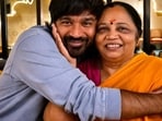 Dhanush shares a close relationship with his mother Vijayalakshmi. 