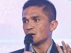 Former India football captain Sunil Chhetri. (PTI)