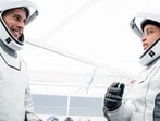 NASA astronauts Jessica Watkins and Luke Delaney prepare for their upcoming Crew-13 mission to the International Space Station