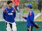 Gautam Gambhir with Shubman Gill.