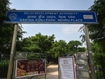 The crime took place on Monday evening when the girl was allegedly gang-raped inside Aastha Kunj Park near Kalkaji Temple on her 17th birthday (Sanchit Khanna/Hindustan Times)