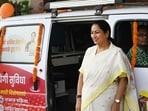 The mobile units will provide on-the-spot registration and renewal, information on welfare schemes, assistance with documentation and access to digital services. (Arvind Yadav/Hindustan Times)