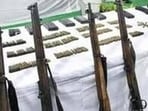 Three Maoists surrendered before West Bengal Police with AK-47 and INSAS rifles, with police saying they faced around 80 cases in West Bengal and Jharkhand.