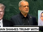 UNGA: Iran President shames Trump with pics of kids killed by US