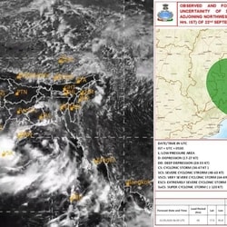 Deep depression LIVE updates: The IMD has currently forecast that the system will intensify into a deep depression, rather than a cyclone.