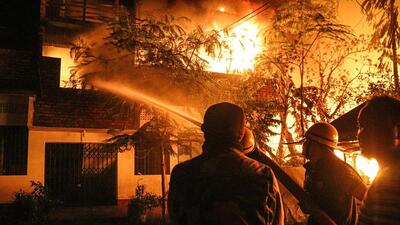 24 houses in two Kangpokpi villages were allegedly set ablaze hours later. (PTI)