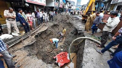 Among the approved works are repairs and maintenance of water pipelines under the Swargate water supply office in Gujarwadi Phata, the Katraj-Kondhwa Road area, Gujar-Nimbalkarwadi and the newly included New Dhayari area. (HT REPRESENTATIVE PHOTO)